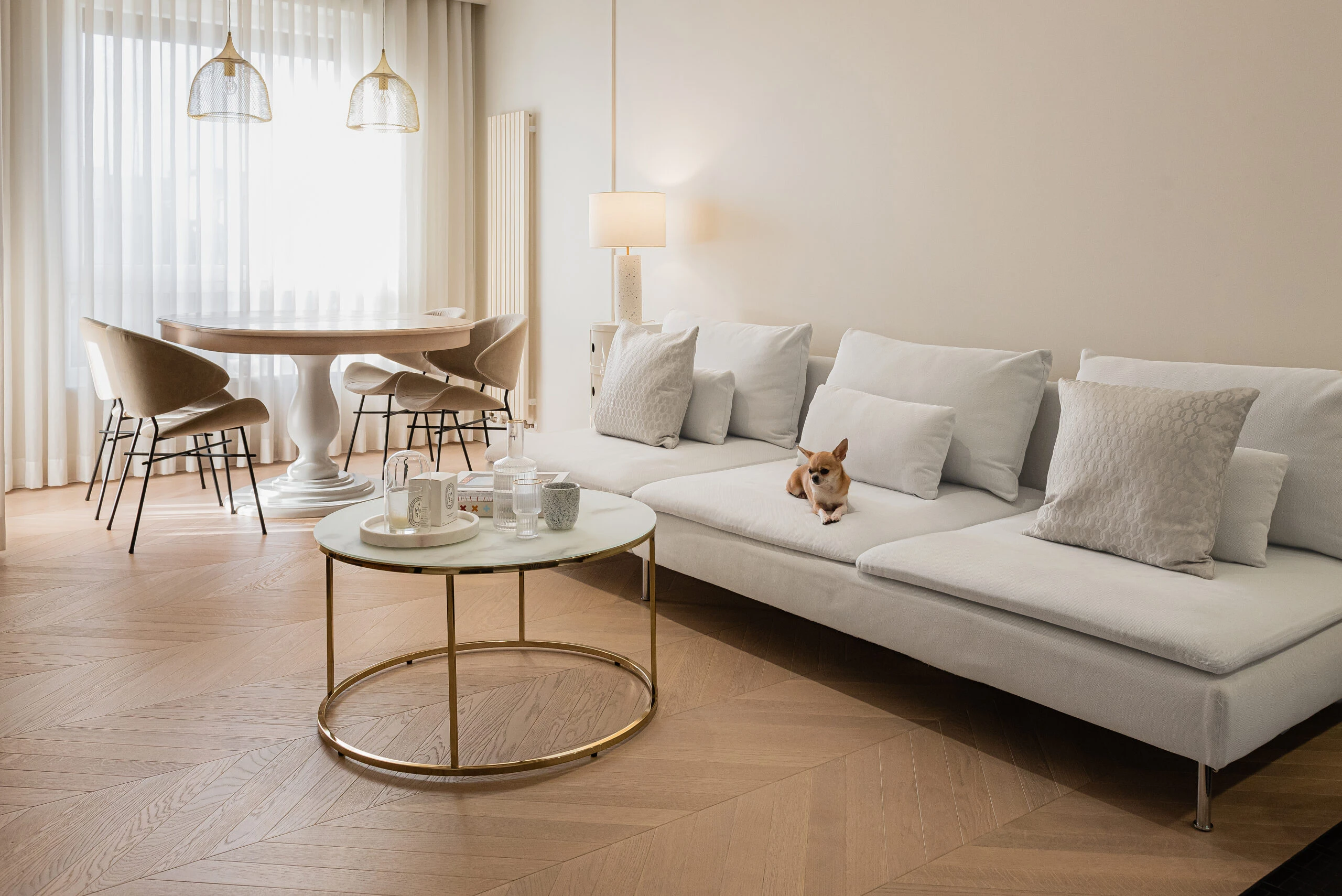 Finishjodła Francuska — realizacja