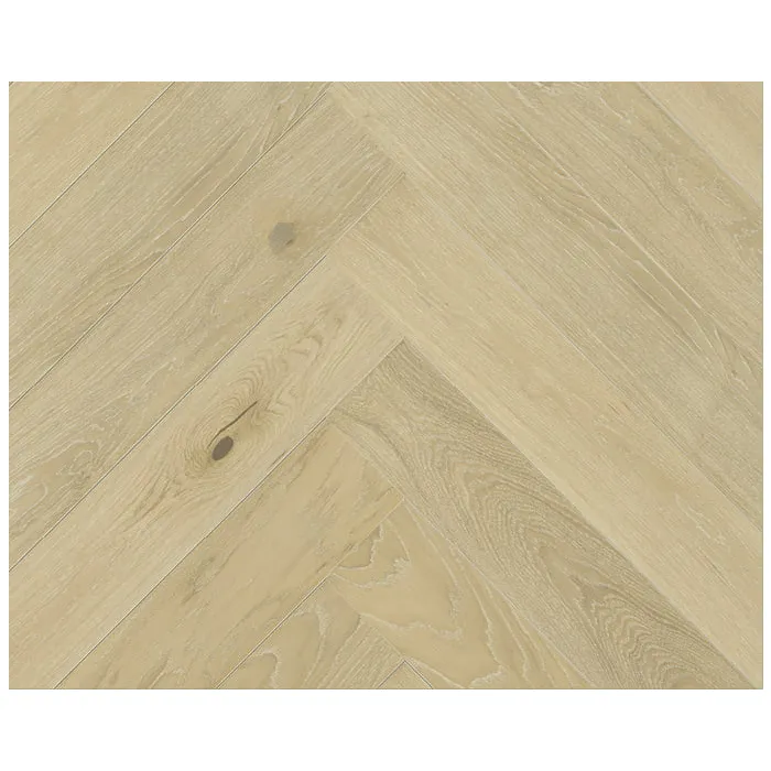 Finishjodła Angielska 120 - Deski podłogowe Dąb Creme Natura Lakier 4mm Jodełka