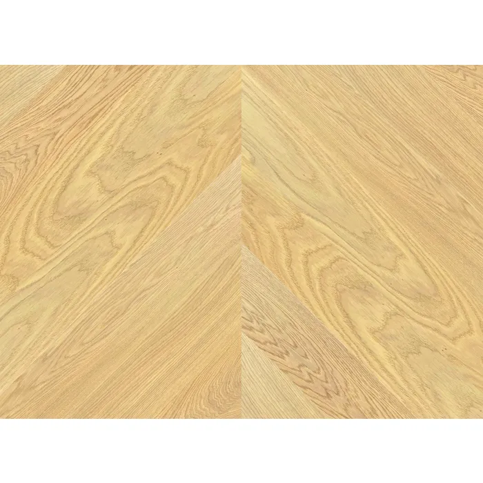 Finishjodła Francuska CHEVRON Deski podłogowe DĄB CREME Select Olejowosk 4mm Jodełka