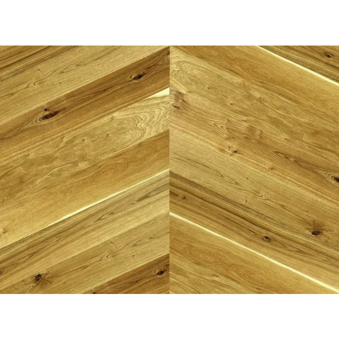 Finishjodła Węgierska Podłogi drewniane - Dąb Rustical Lakier 4mm Jodełka Szczotkowana